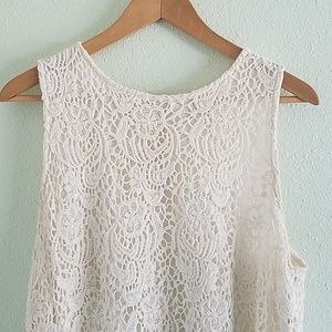 Lucky Brand Lace Tank Top